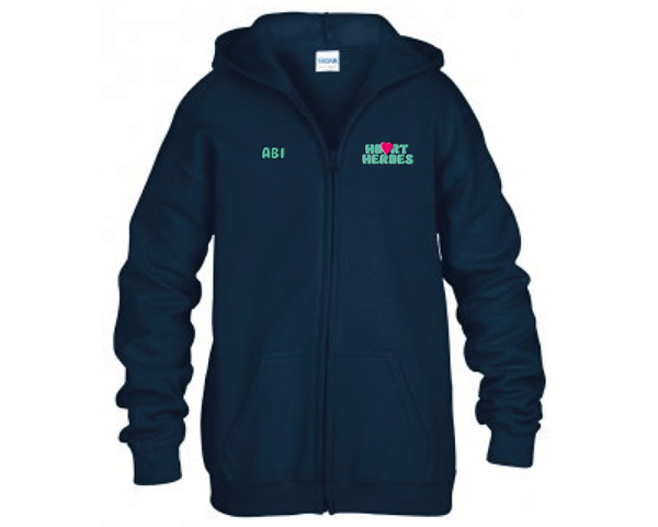 Childrens Zipped Hoodie
