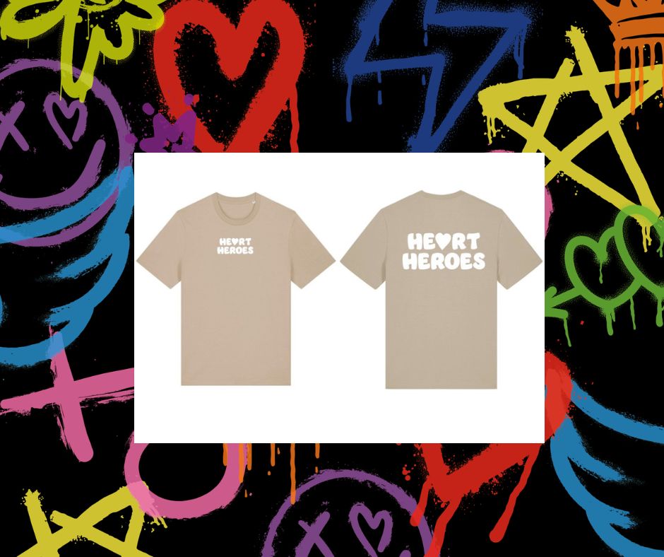 Heart Heroes BUBBLE t shirt