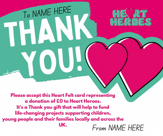 Heart Heroes 'Thank you' Gift Voucher