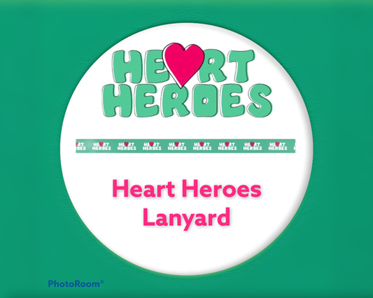 Heart Heroes Lanyard with metal clip