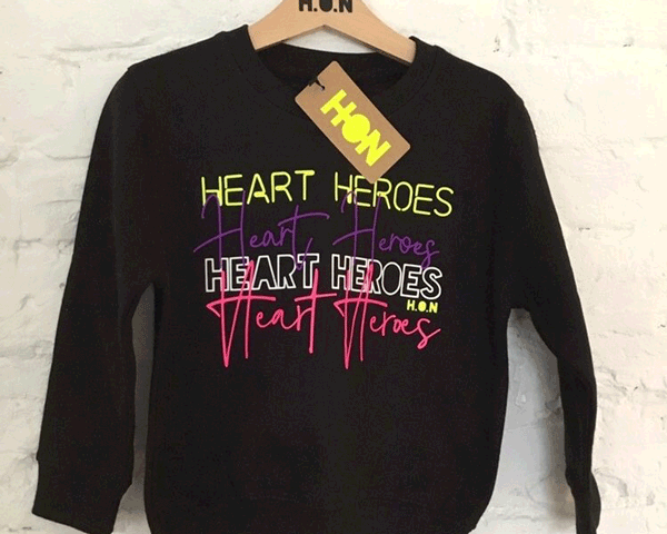 House of Neon – Kids Heart Heroes Sweater