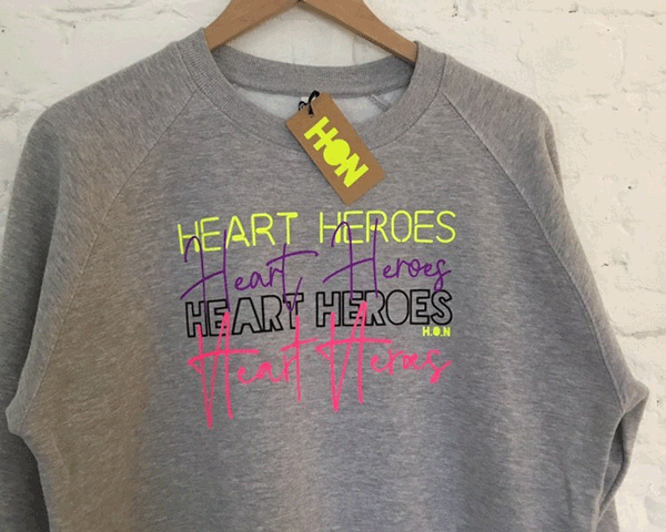 House of Neon – Adult Heart Heroes Sweater